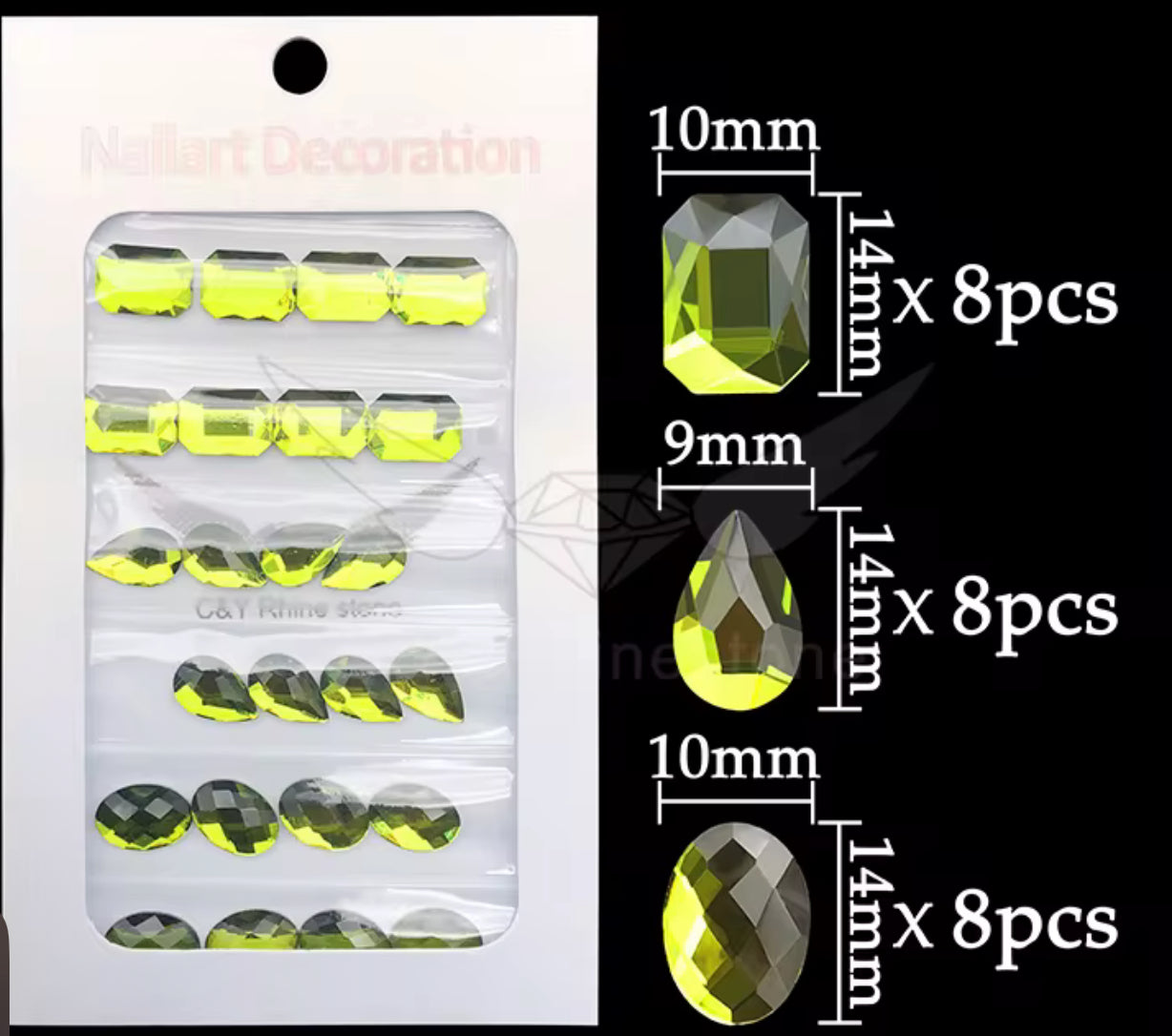 Flat back Crystals