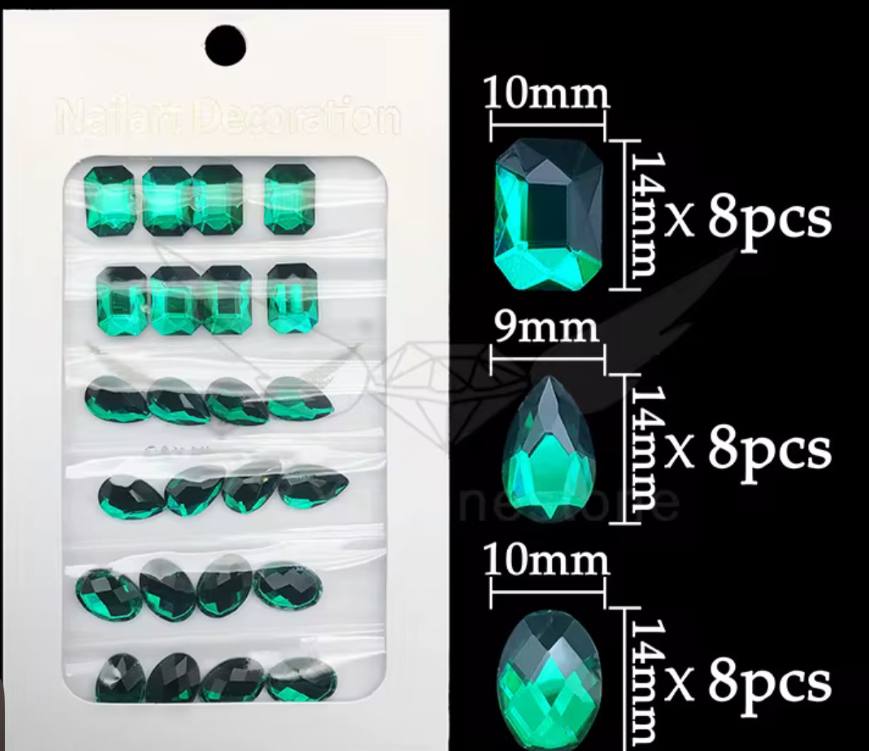 Flat back Crystals