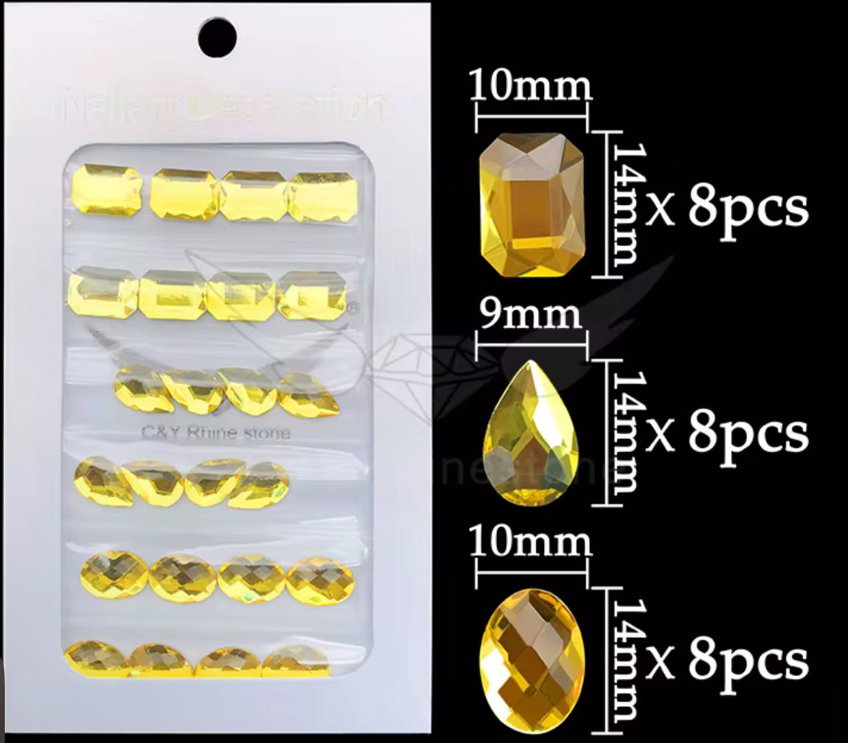 Flat back Crystals