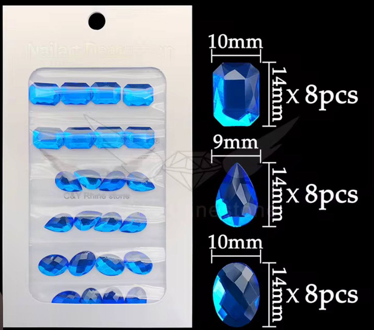 Flat back Crystals