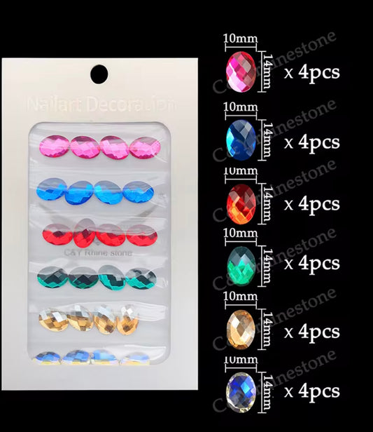 Multi colour Crystal pack
