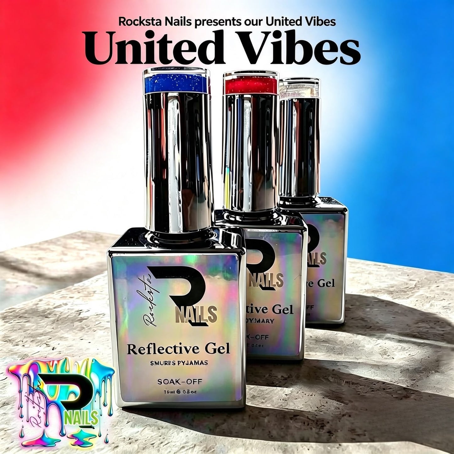 3 Reflective gels - United vibes bundle