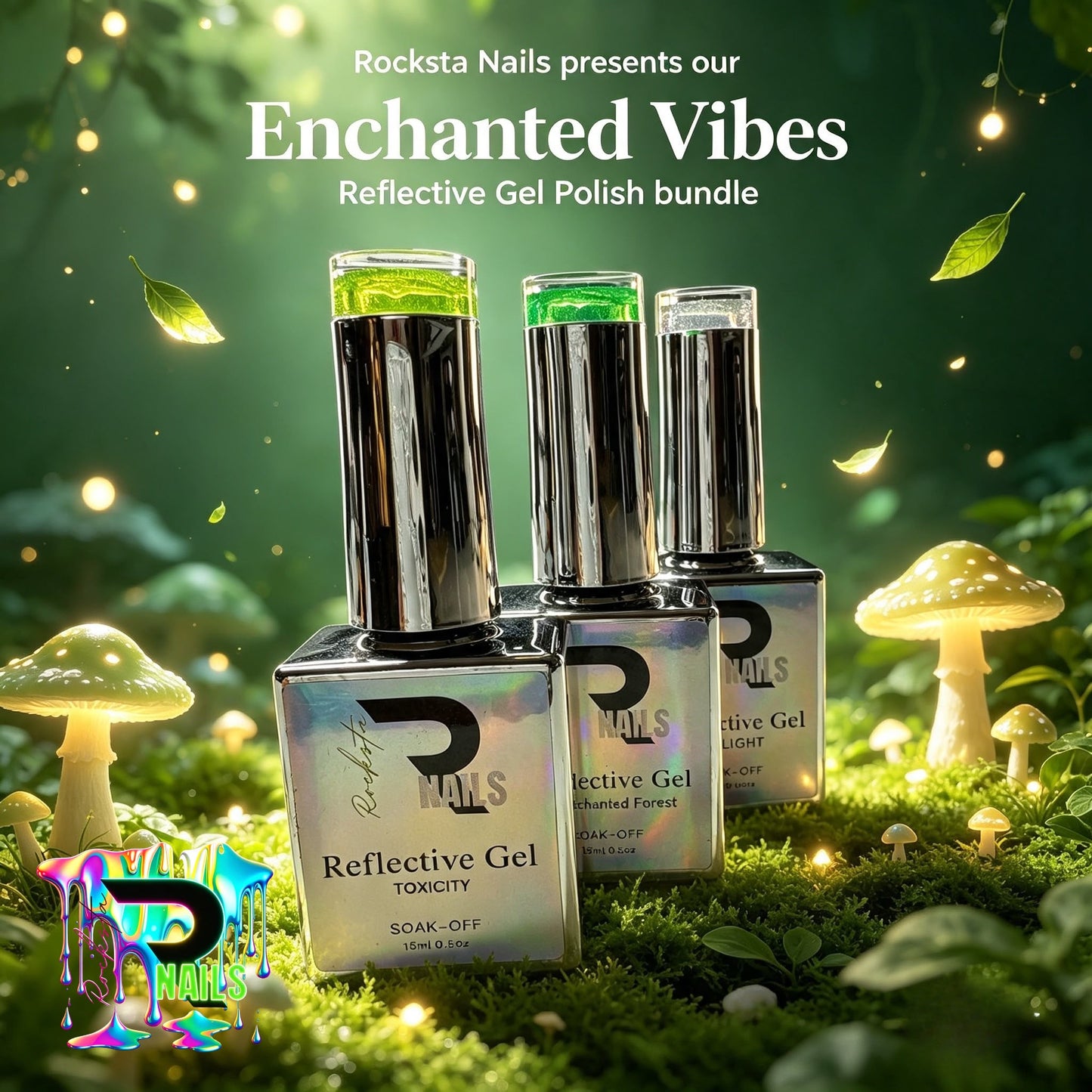 3 Reflective Gels - Tropical vibe bundle