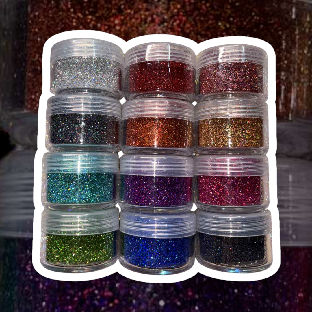 Holographic Glitters x12