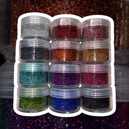 Holographic Glitters x12