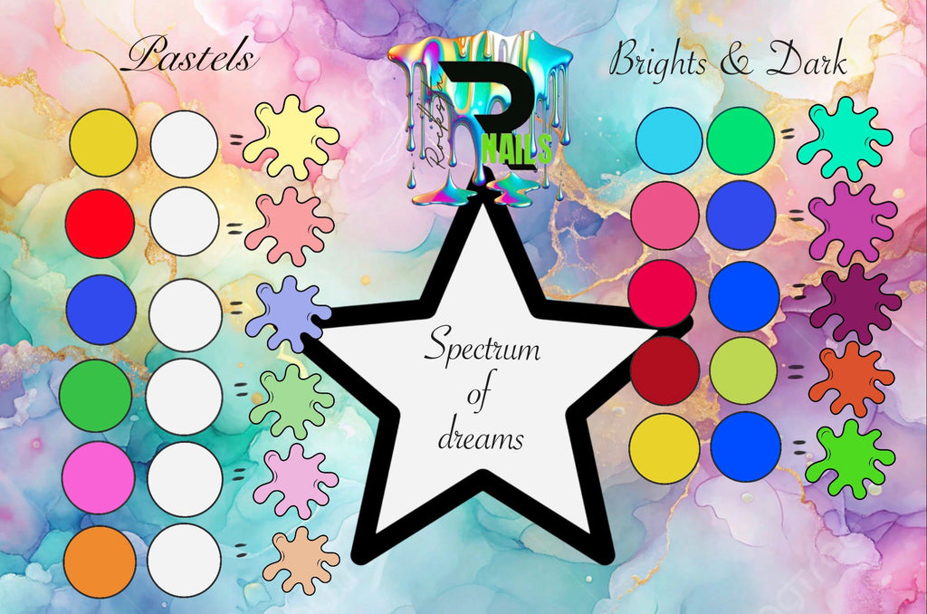 Spectrum of dreams Colour Chart