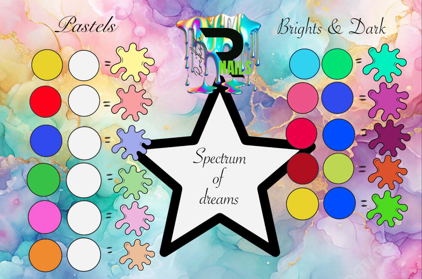 Spectrum of dreams Colour Chart