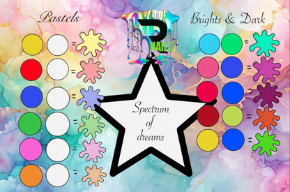 Spectrum of dreams Colour Chart