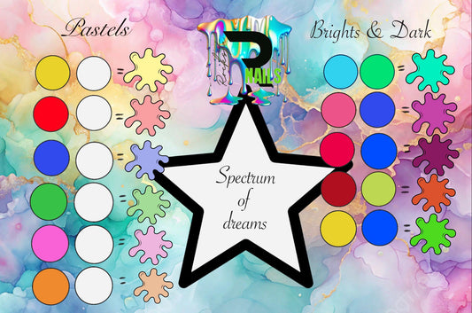 Spectrum of dreams Colour Chart