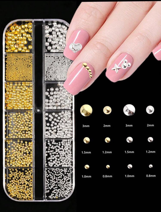 Gold & silver beads