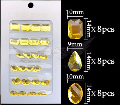 Flat back Crystals