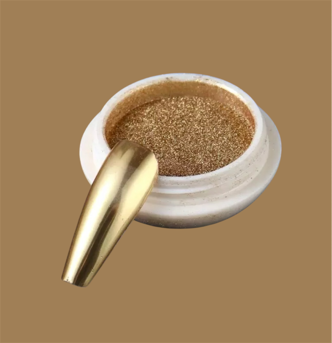 Old gold chrome powder
