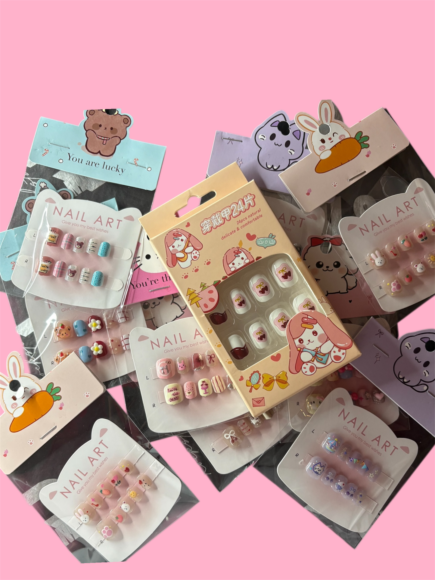 Dressing up nails for little girls