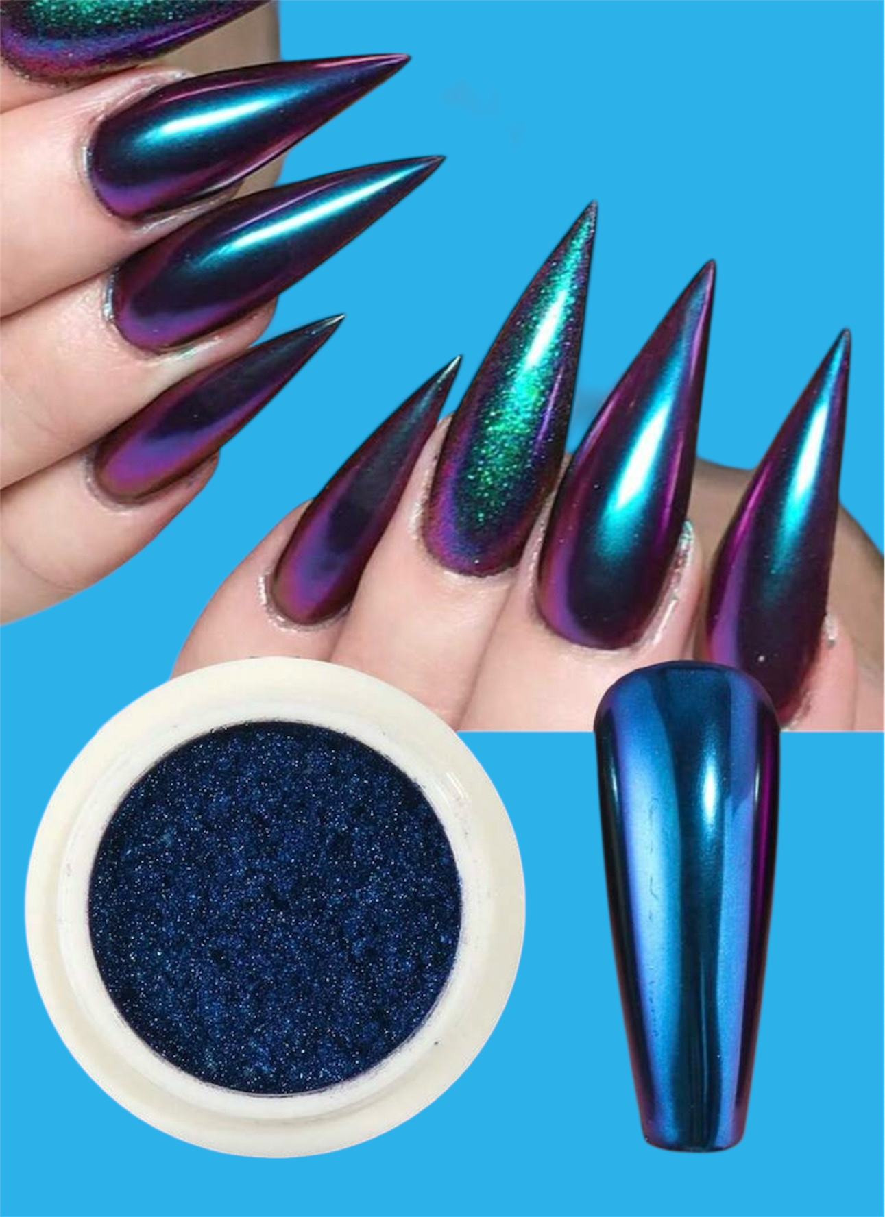 Chameleon chrome powder