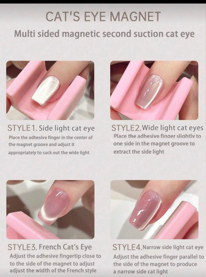 5D cat eye magnet