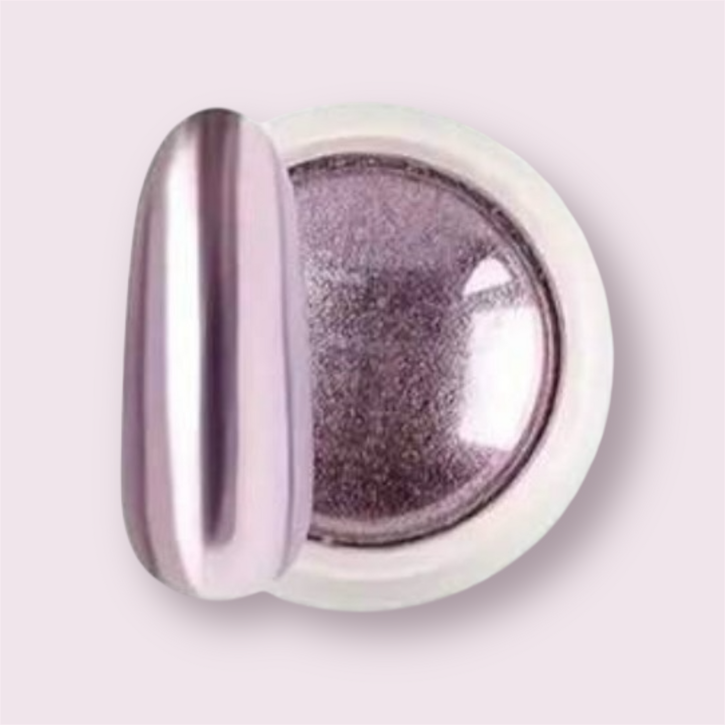 Pink mirror chrome powder