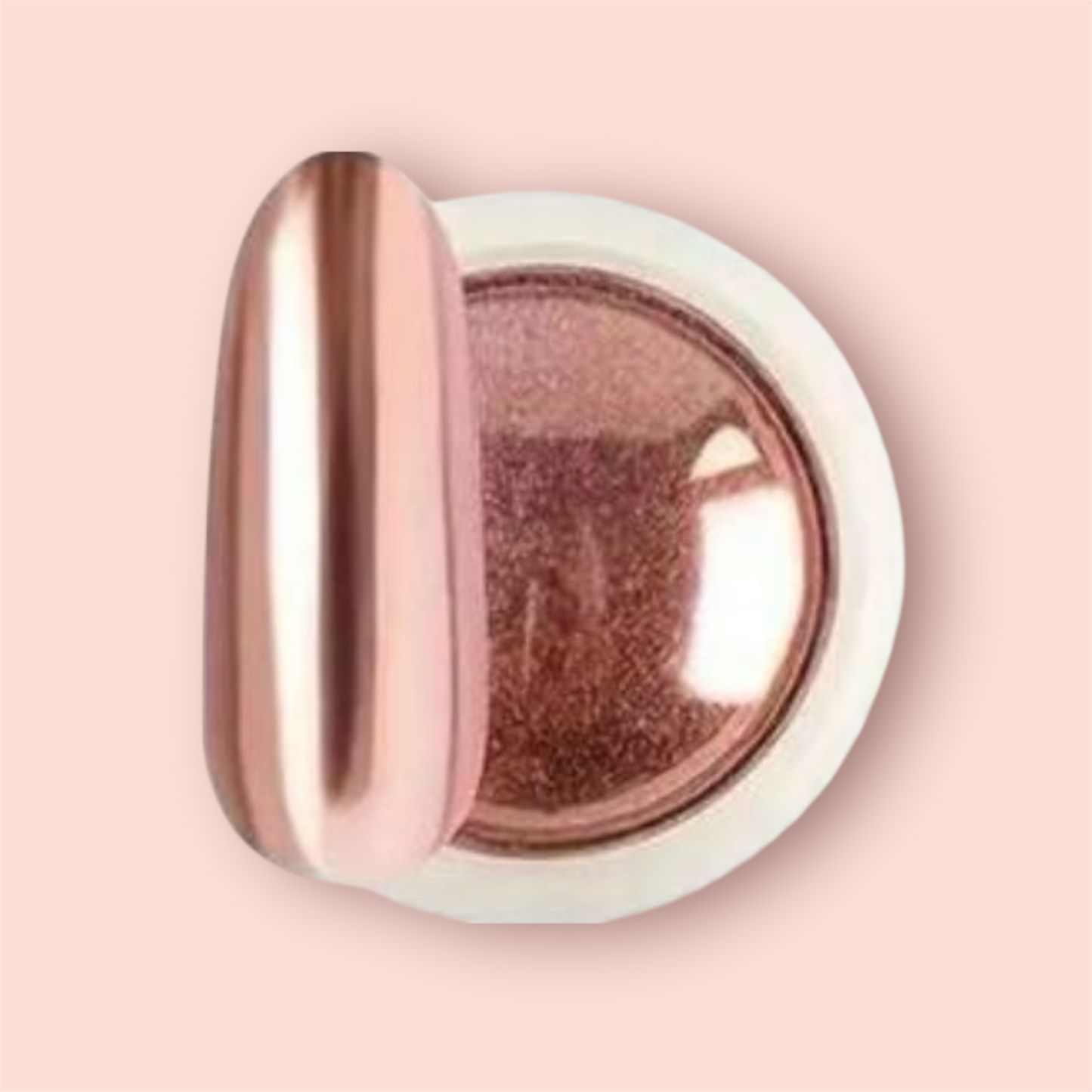 Rose gold chrome powder
