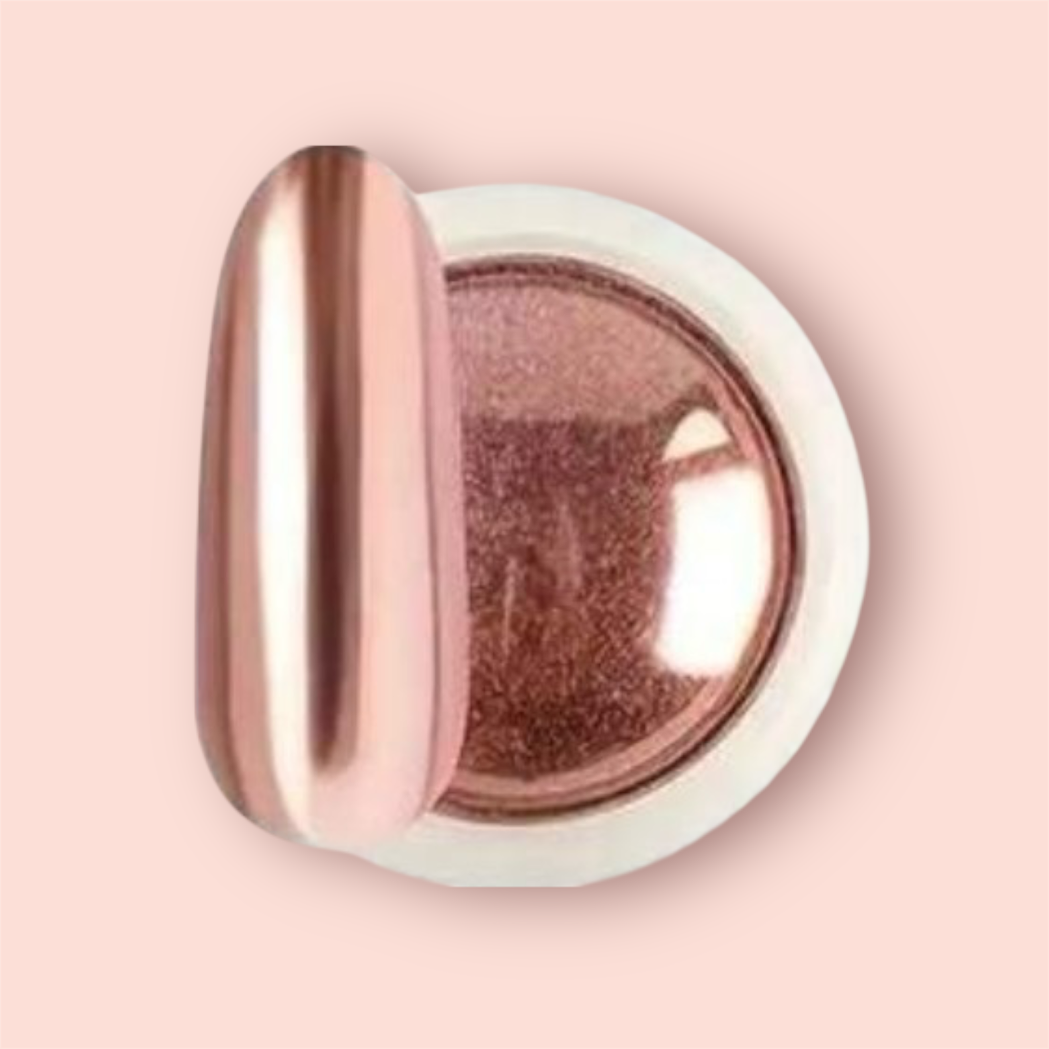 Rose gold chrome powder